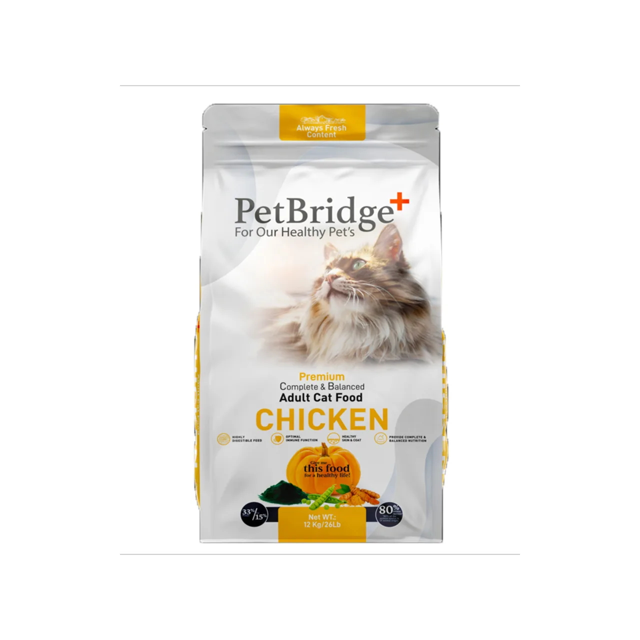 Petbridge Tavuk Etli Yetişkin Kedi Maması 12 Kg