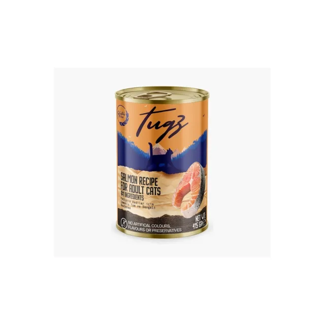 TUGZ Somonlu Yetişkin Yaş Kedi Maması 400 gr