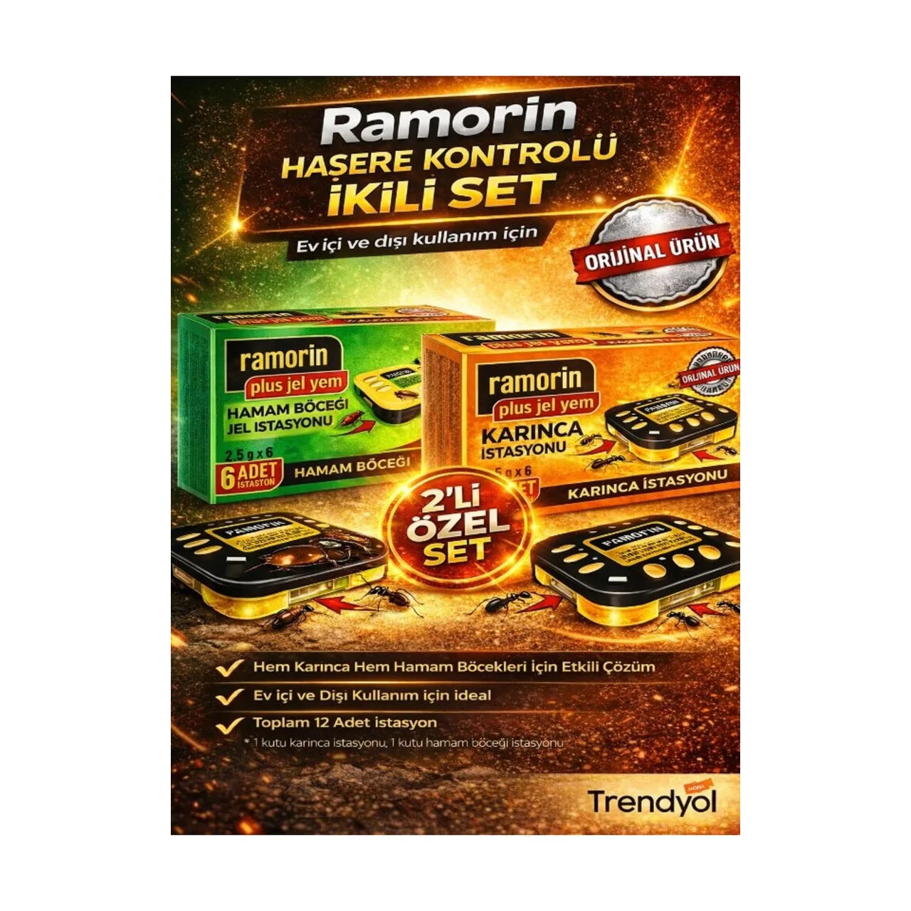 Ramorin İstasyon Böcek İlacı 6 Adet