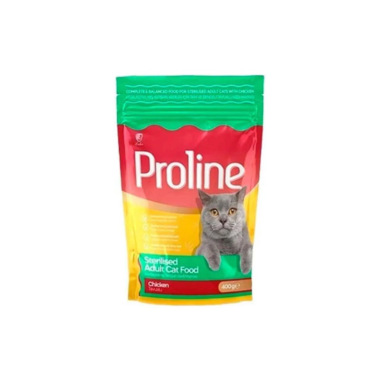 Pro Line Tavuklu Kısırlaştırılmış Kedi Maması 400 gr