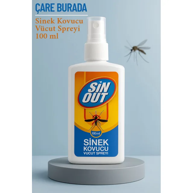 SinOut Sivrisinek Kovucu Vücut Spreyi 100 ml
