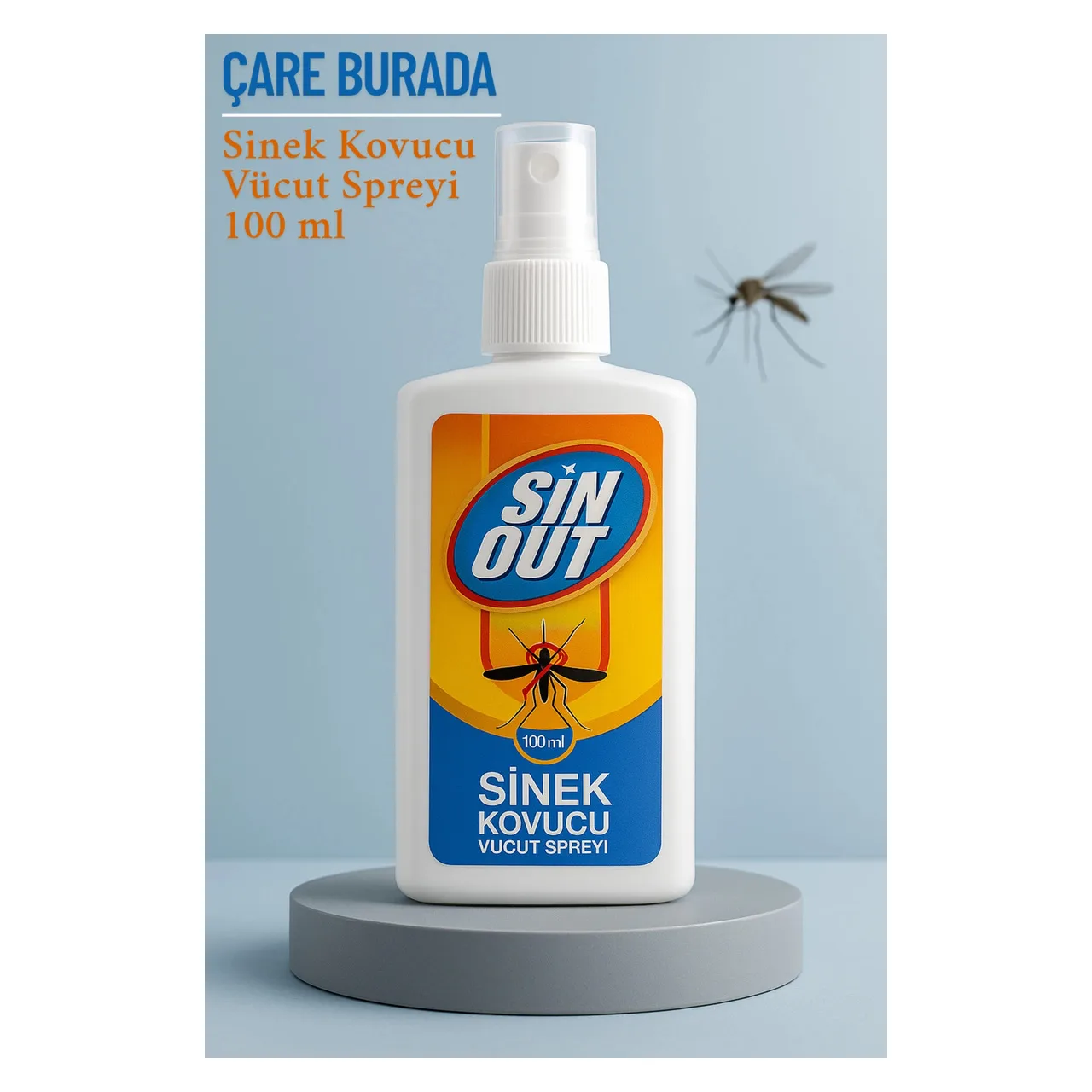 SinOut Sivrisinek Kovucu Vücut Spreyi 100 ml