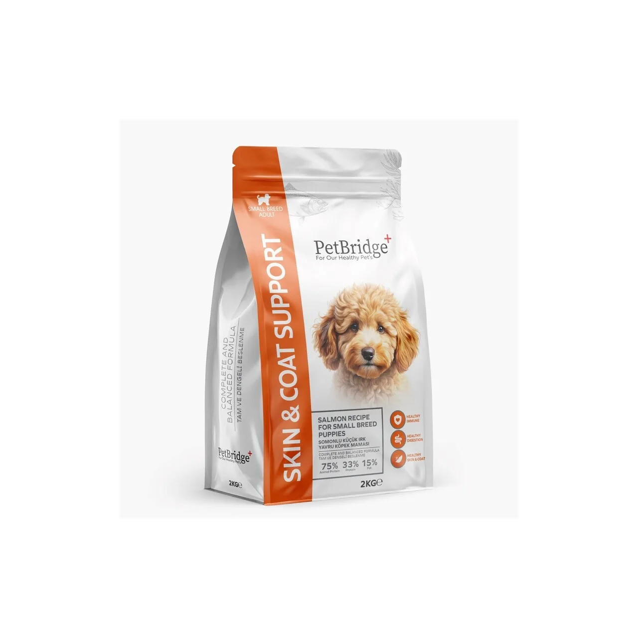 Petbridge Somonlu Küçük Irk Yetişkin Köpek Maması 2 Kg