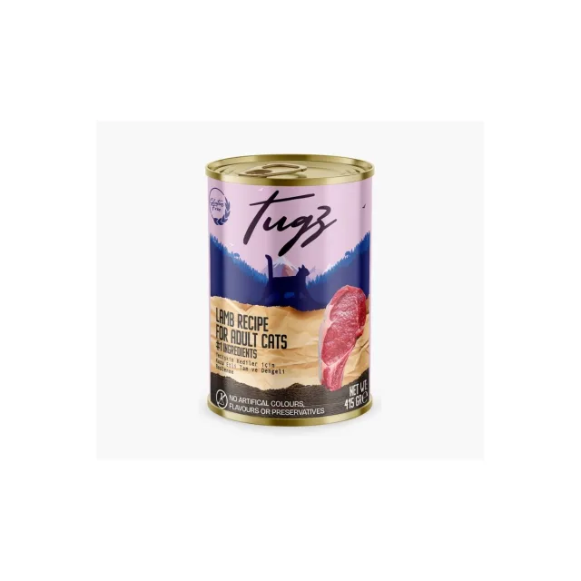 TUGZ Kuzulu Yetişkin Yaş Kedi Maması 400 gr