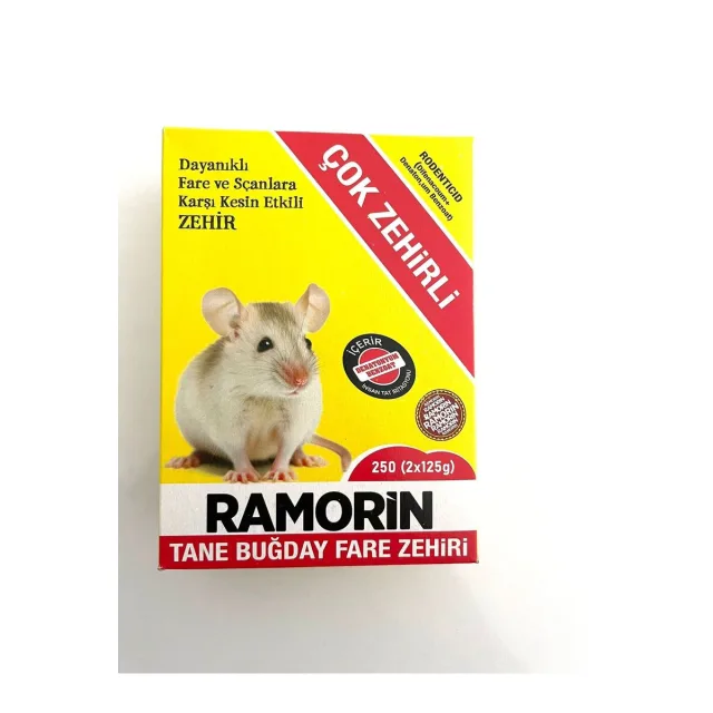 Ramorin Fare Zehiri Buğday 250 gr (Çok Zehirli)