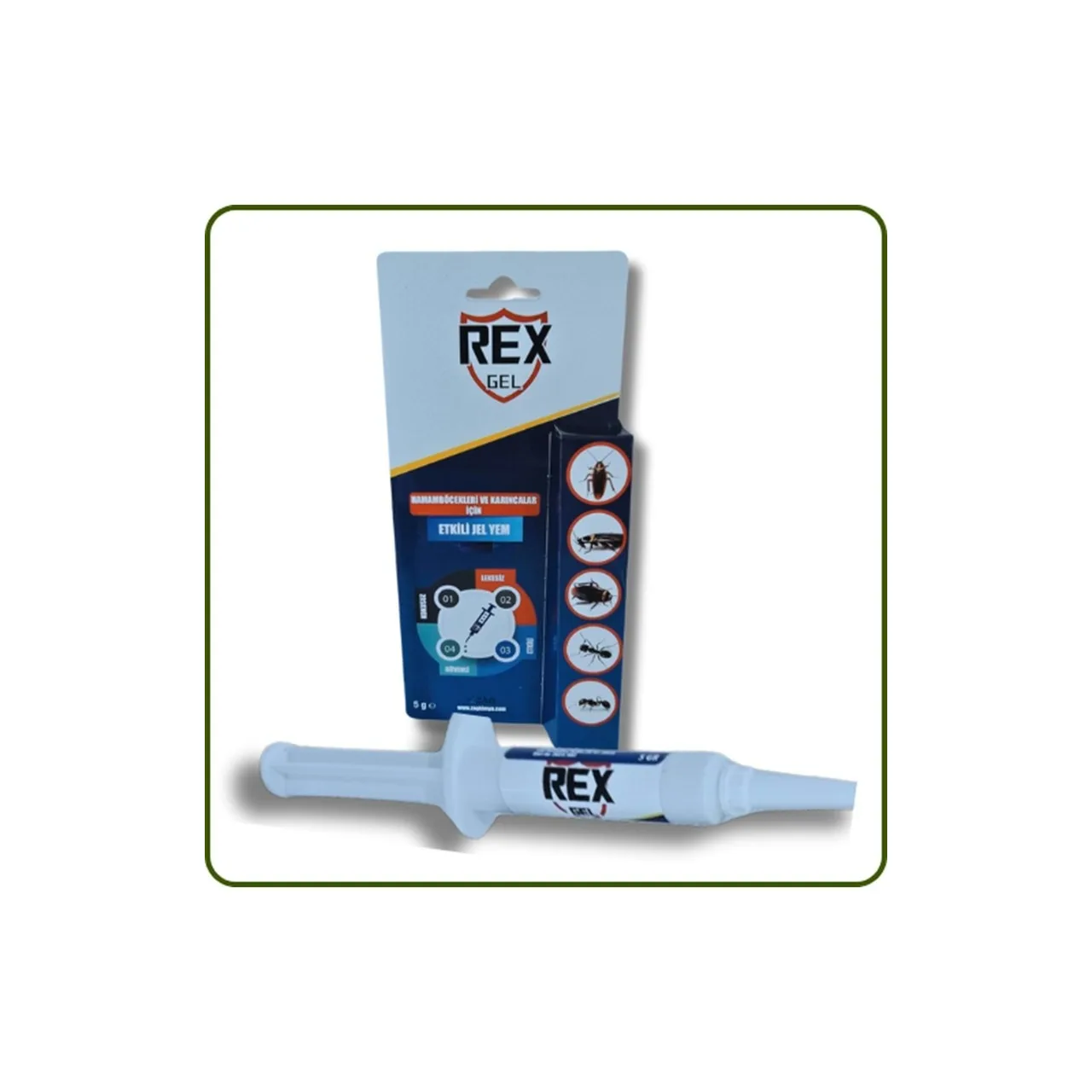 Rex Gel Hamam Böceği ve Karınca Jeli 5 gr