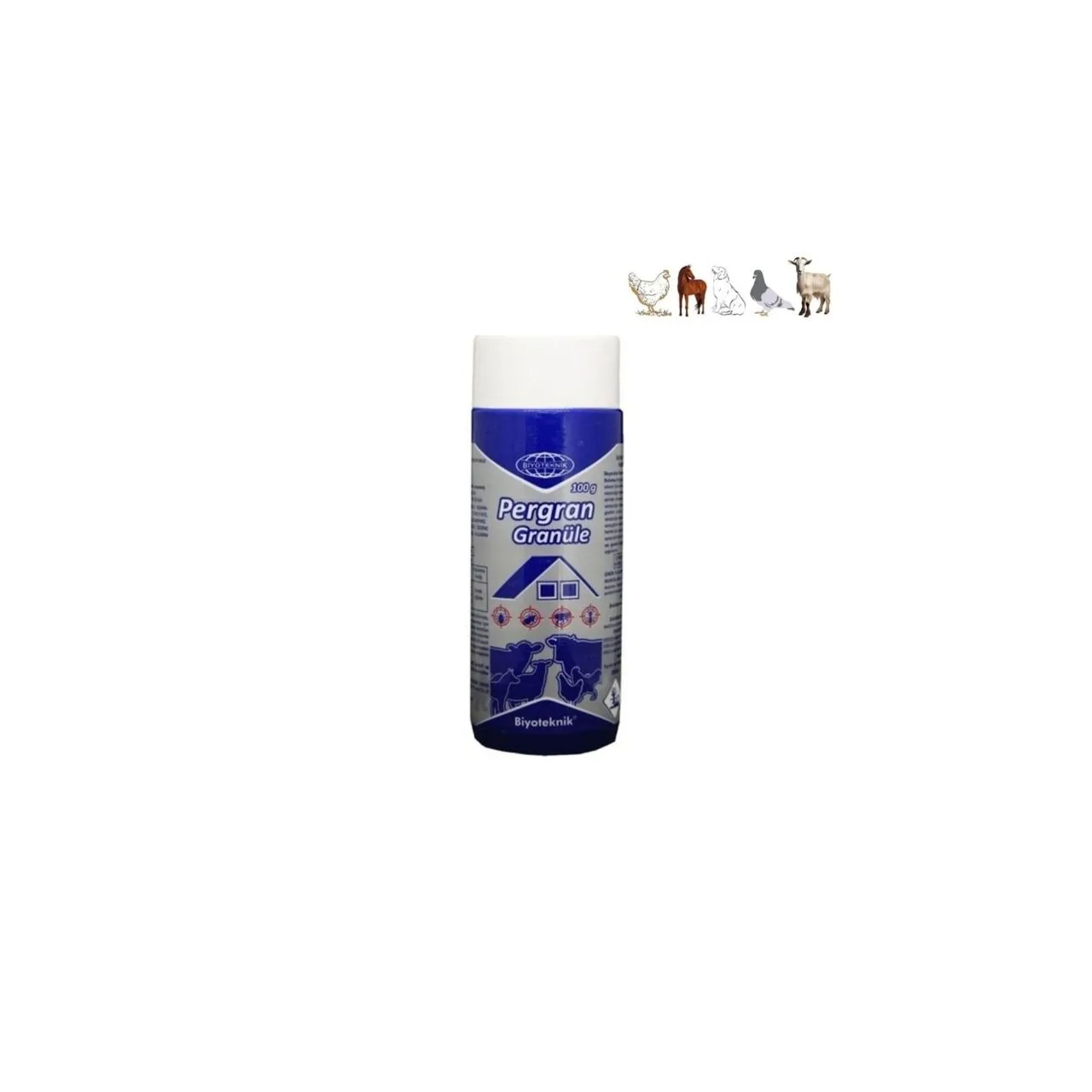 Biyoteknik Pergran Granül 100 gr (Kene/Bit/Pire)