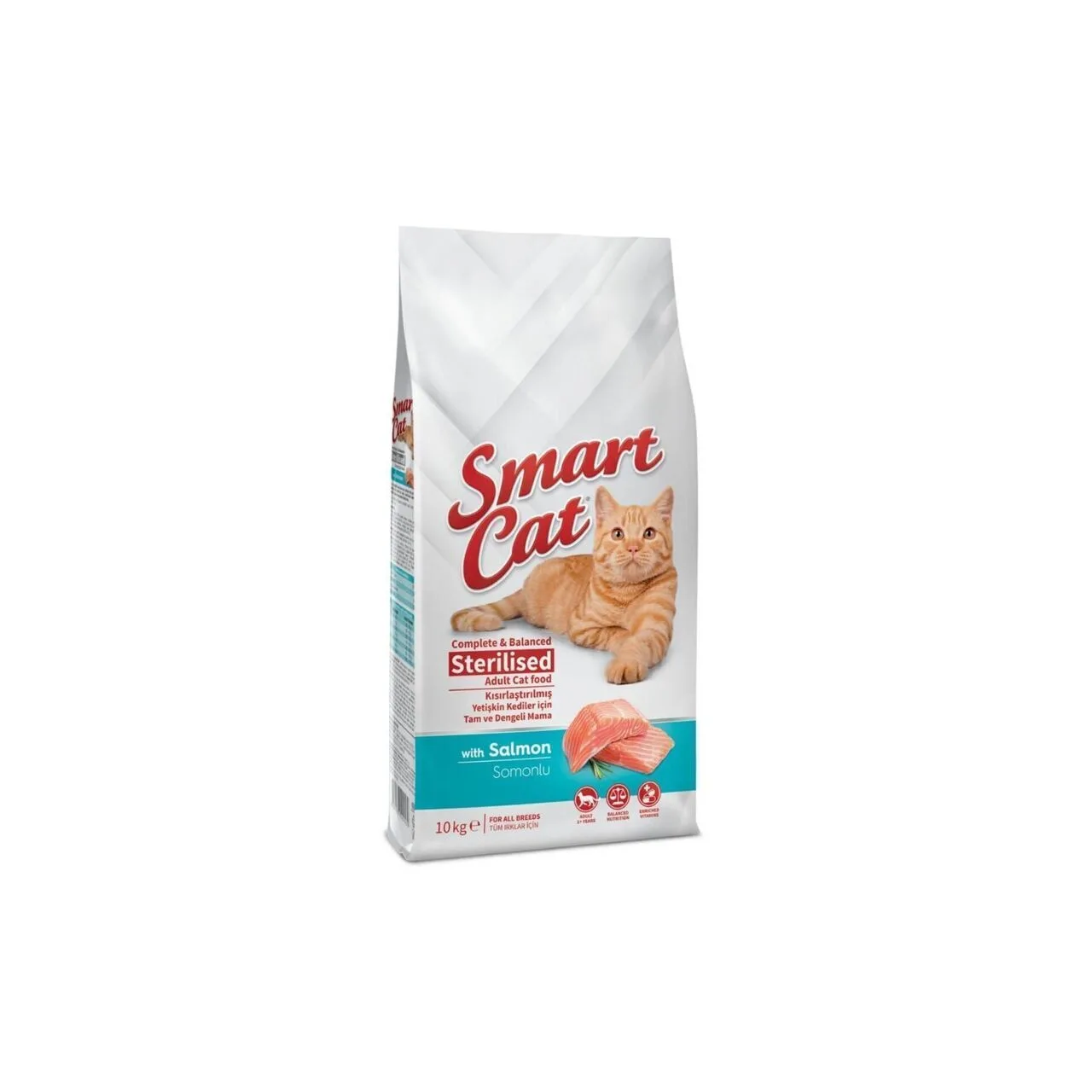 Smart Cat Somonlu Yetişkin Kedi Maması 10 kg