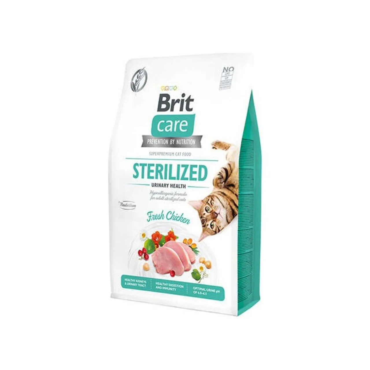 Brit Care Tahılsız Sterilised Urinary Tavuklu Kısırlaştırılmış Kedi Maması 2 kg