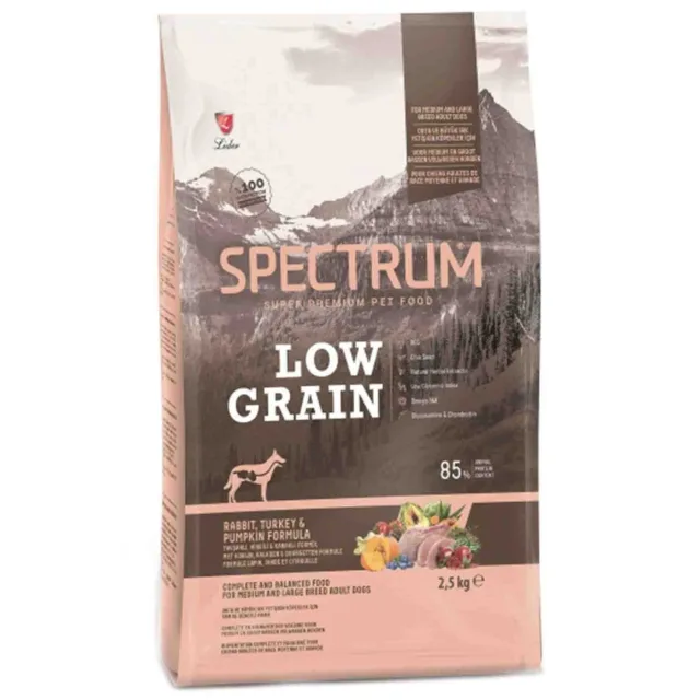 Spectrum Tavşanlı Hindili ve Bal Kabaklı Orta ve Büyük Irk Köpek Maması