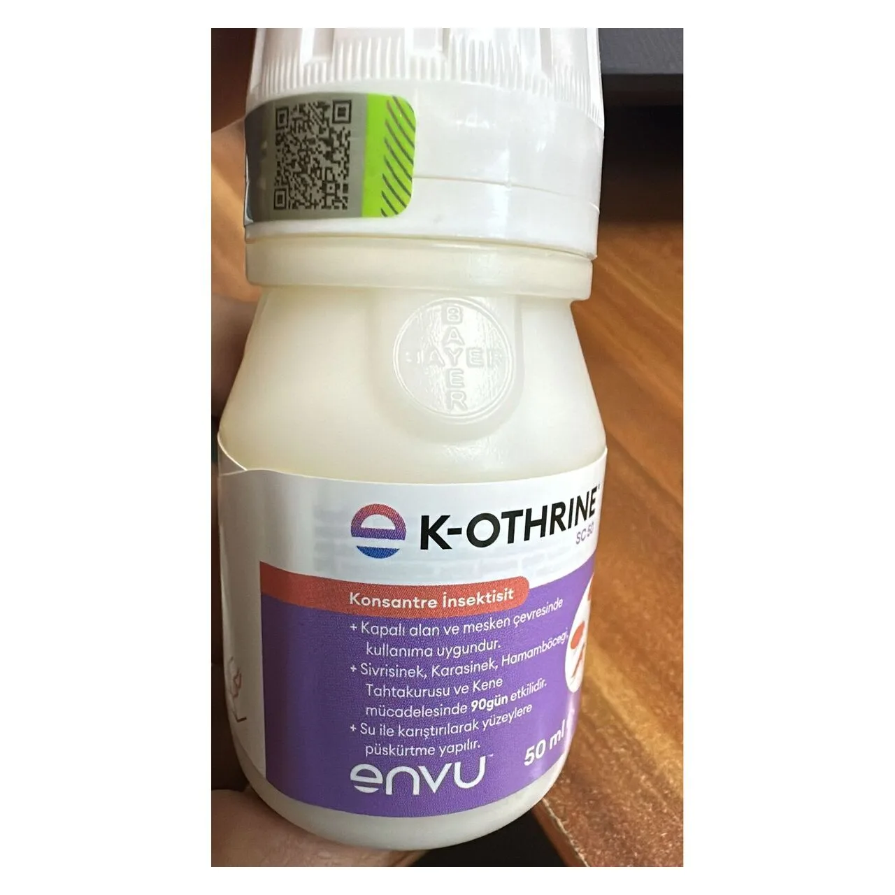 Bayer K-Othrine SC50 Konsantre İnsektisit 50 ml