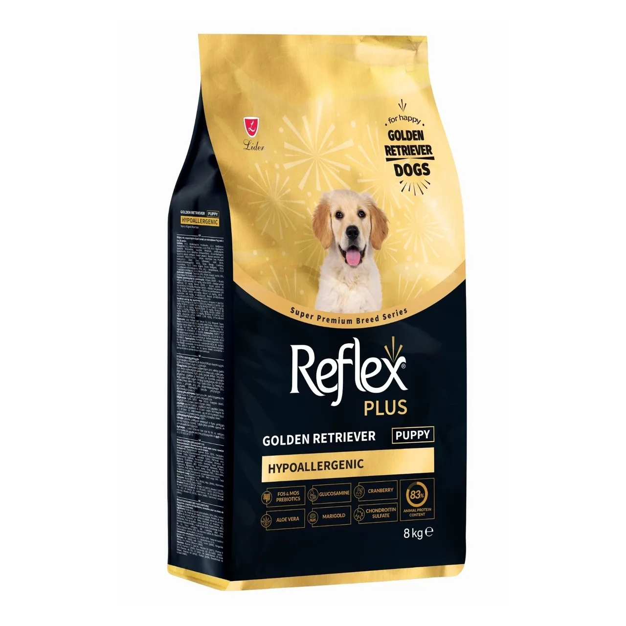 Reflex Plus Hypoallergenic Golden Retriever Yavru Köpek Maması 8 kg